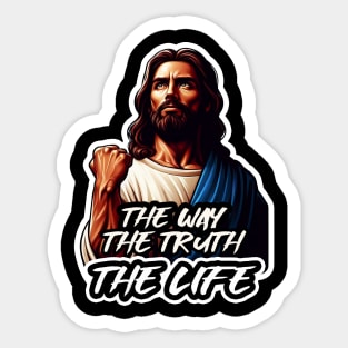 John 14:6 The Way The Truth The Life Sticker